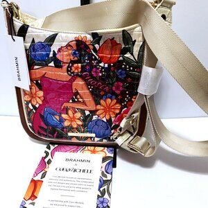 Brahmin x Coco Michele Small Leia - Ivory Chosen Crossbody
